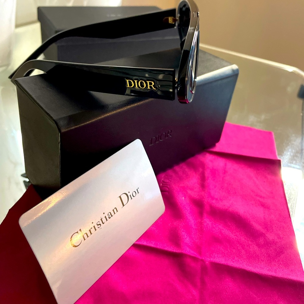 Christian Dior CD shaped sunglasses